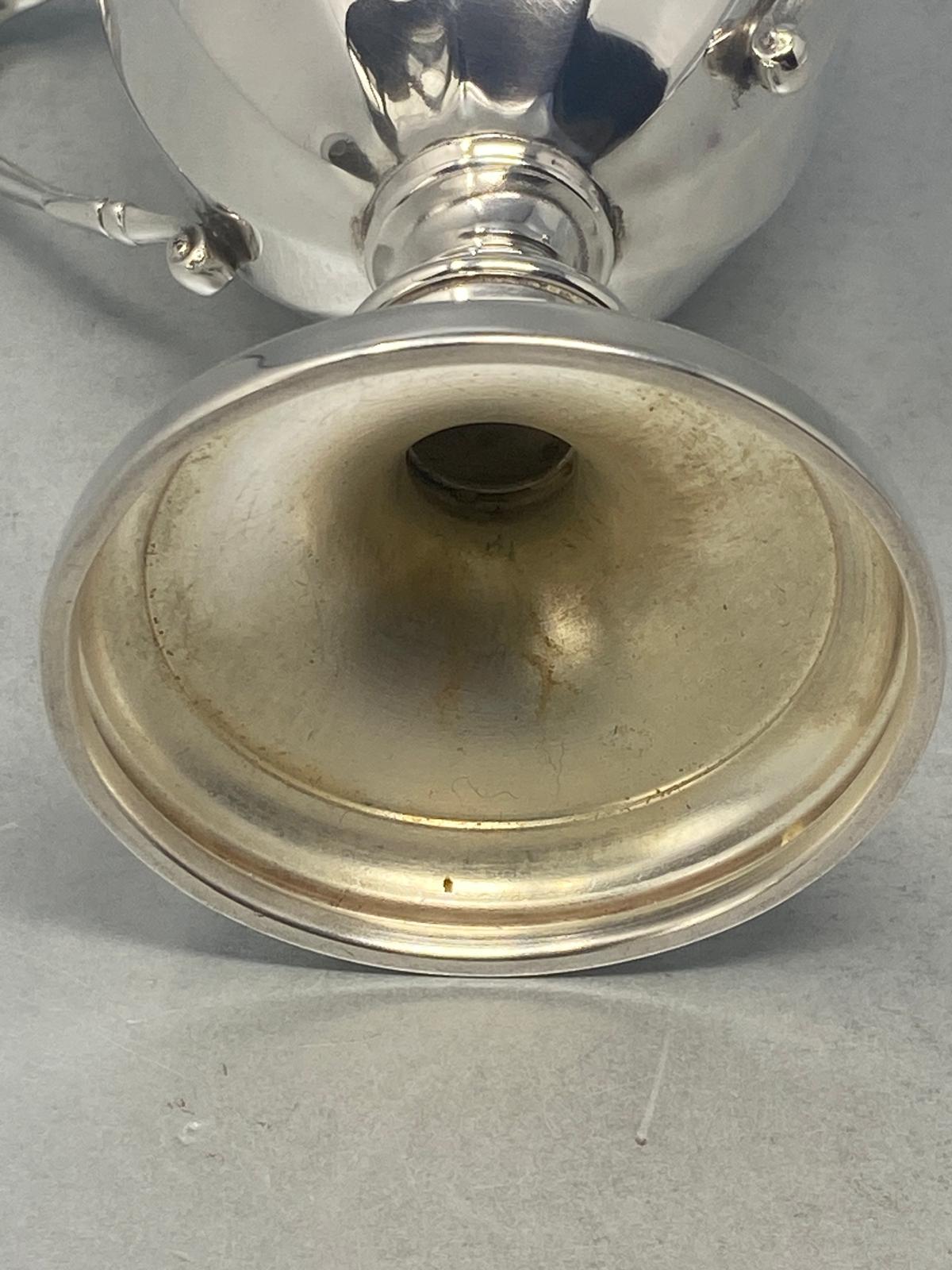 Antique Silver Plated Two Handled Panelled Cup/Trophy