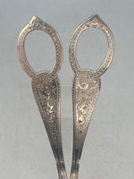 Load image into Gallery viewer, Antique Victorian Silver Plated Grape Shears in Original Box
