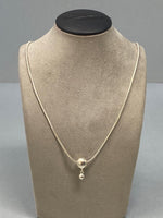 Load image into Gallery viewer, Sterling Silver Bead Drop Necklace
