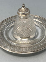 Load image into Gallery viewer, Antique Silver Plated Inkstand
