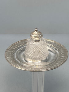 Antique Silver Plated Inkstand