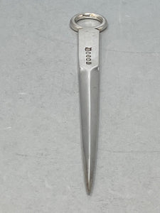 Antique Silver Plated Letter Opener/Skewer