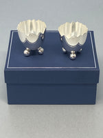 Load image into Gallery viewer, Antique 800 Sterling Silver Egg Cups
