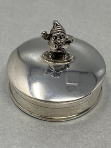 Sterling Silver Gnome Pill/Trinket Box