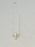 Load image into Gallery viewer, Sterling Silver Bead Drop Necklace
