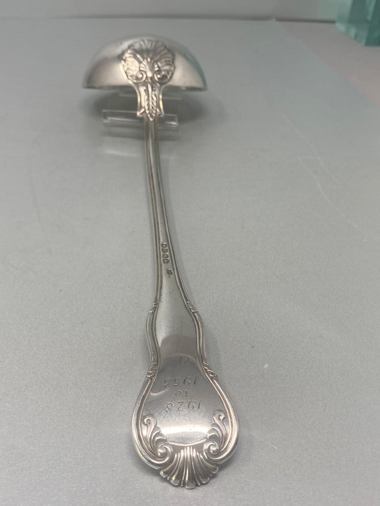 Antique Victorian Sterling Silver Soup Ladle by George Adams