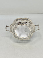 Load image into Gallery viewer, Antique Sterling Silver Pierced Sweet Dish
