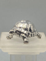 Load image into Gallery viewer, Sterling Silver Tortoise Model - full english hallmark
