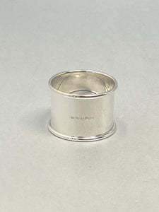 Sterling Silver Plain Napkin Ring