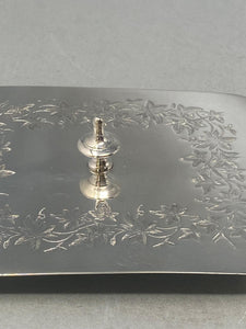 Antique Victorian Silver Plated Butter/Sardine Dish