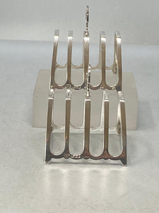 Pair of 5 Bar Toast/Letter Racks by Goldsmiths & Silversmiths Co