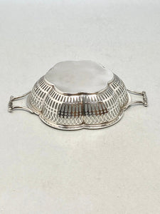 Antique Sterling Silver Pierced Sweet Dish