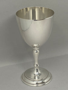 Antique Silver Plated Large Goblet