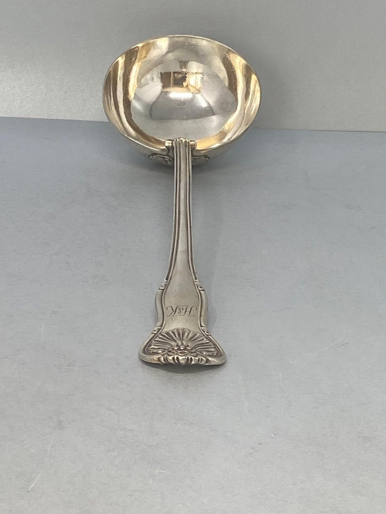 Antique Victorian Sterling Silver Soup Ladle by George Adams