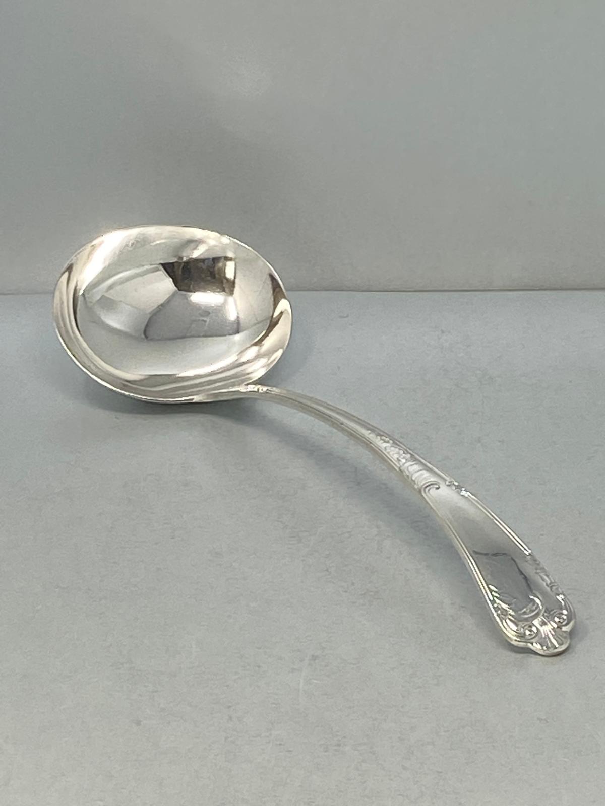 Antique Silver Plated Victorian Soup Ladle