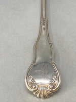 Load image into Gallery viewer, Antique Victorian Sterling Silver Soup Ladle by George Adams
