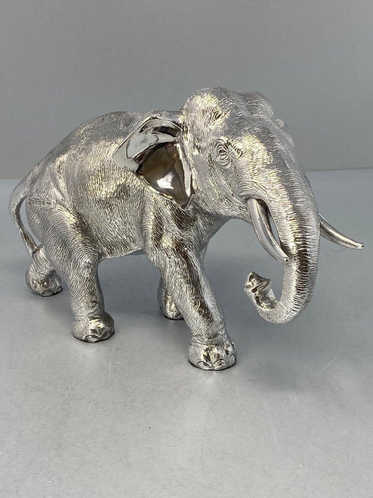 Serling Silver Elephant Model - medium