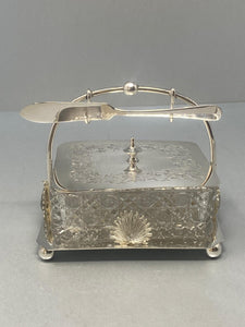 Antique Victorian Silver Plated Butter/Sardine Dish