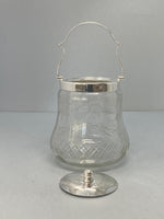 Load image into Gallery viewer, Victorian Silver Plated and Glass Barrel with Cut &amp; Etched Glass
