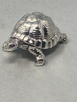 Load image into Gallery viewer, Sterling Silver Tortoise Model - full english hallmark
