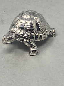 Sterling Silver Tortoise Model - full english hallmark