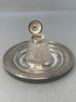 Load image into Gallery viewer, Antique Silver Plated Inkstand
