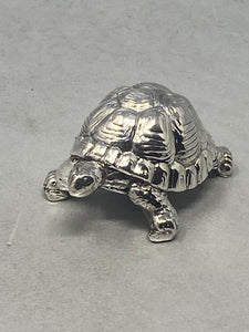 Sterling Silver Tortoise Model - full english hallmark