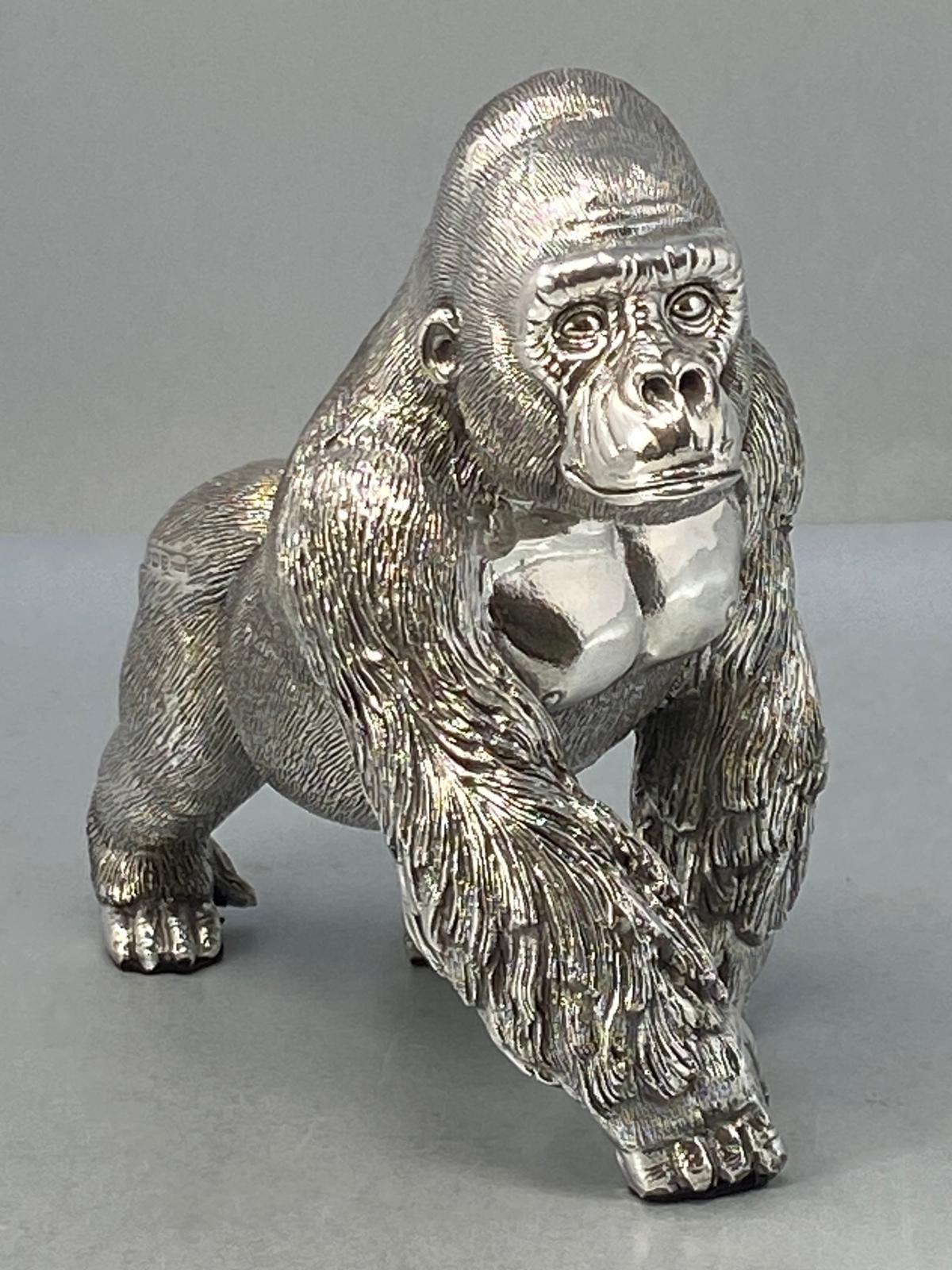 Sterling Silver Gorilla