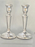 Load image into Gallery viewer, Pair of Sterling Silver Candlesticks
