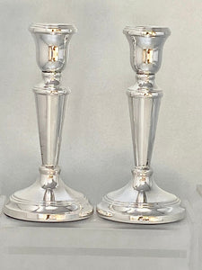 Pair of Sterling Silver Candlesticks