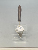 Load image into Gallery viewer, Antique Silver Plate and Oak Butter Spreader/Server
