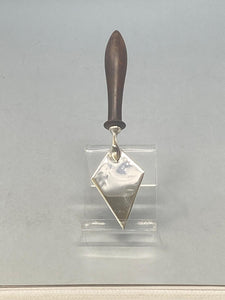 Antique Silver Plate and Oak Butter Spreader/Server