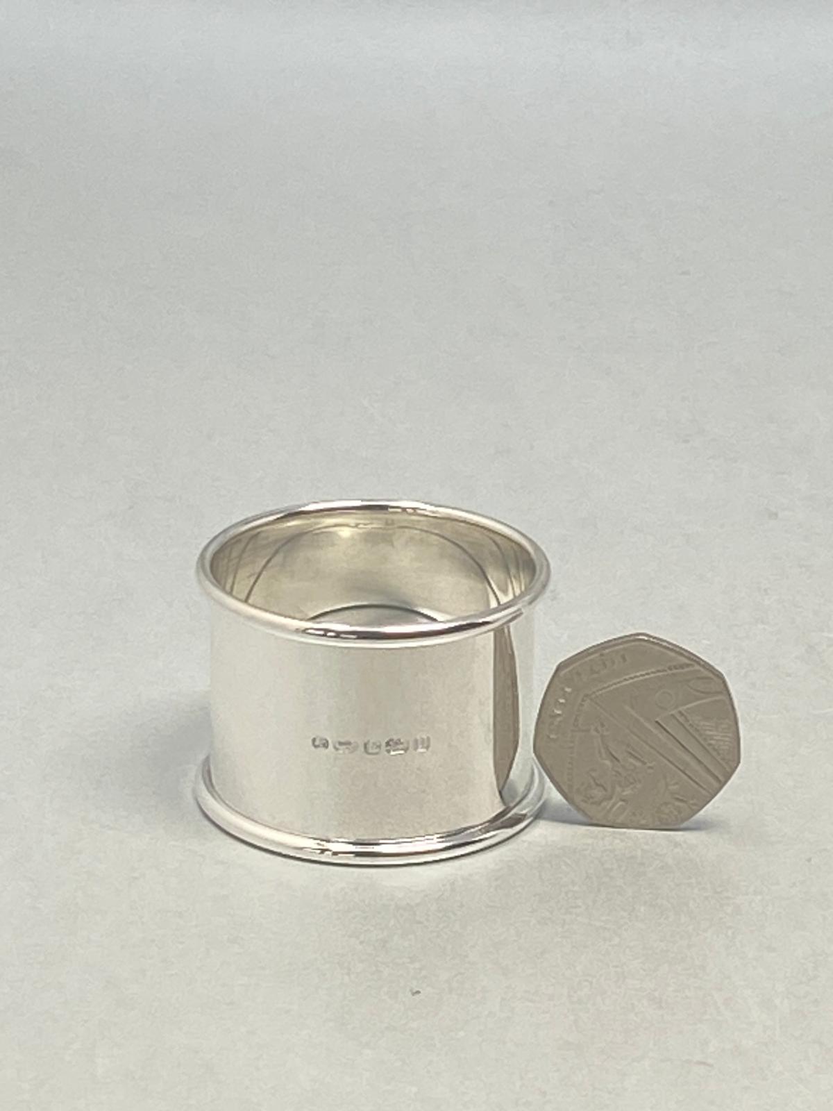 Sterling Silver Plain Napkin Ring