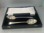 Load image into Gallery viewer, Antique Georgian Pair of Berry Spoons
