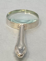 Load image into Gallery viewer, Antique Silver Magnifying Glass
