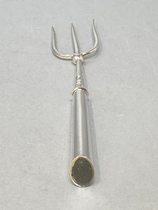 Antique Victorian Silver Plated Bread/Cold Meat Fork