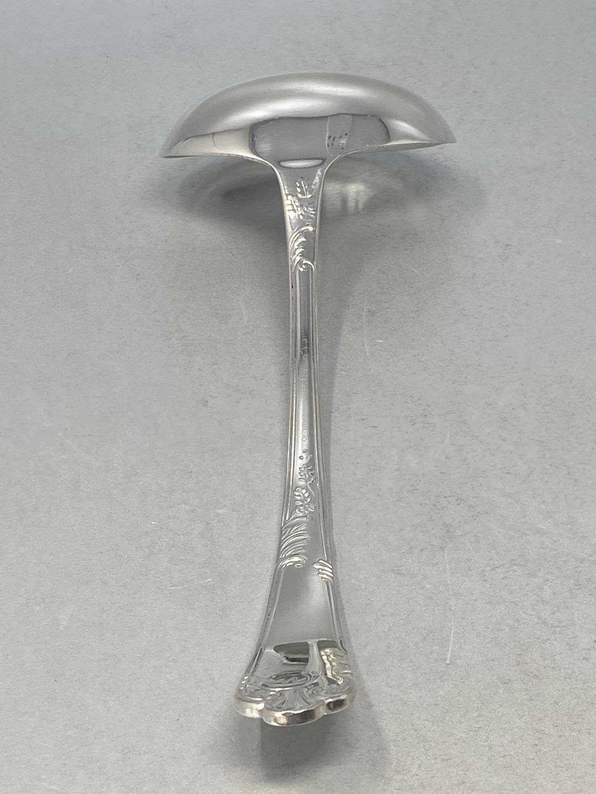 Antique Silver Plated Victorian Soup Ladle