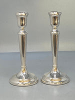 Load image into Gallery viewer, Pair of Sterling Silver Candlesticks
