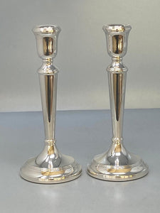 Pair of Sterling Silver Candlesticks