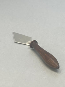 Antique Silver Plate and Oak Butter Spreader/Server