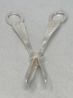 Load image into Gallery viewer, Antique Victorian Silver Plated Grape Shears in Original Box
