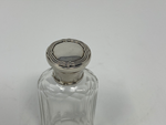 Load image into Gallery viewer, Antique Silver Dresser Bottle with Corked Lid
