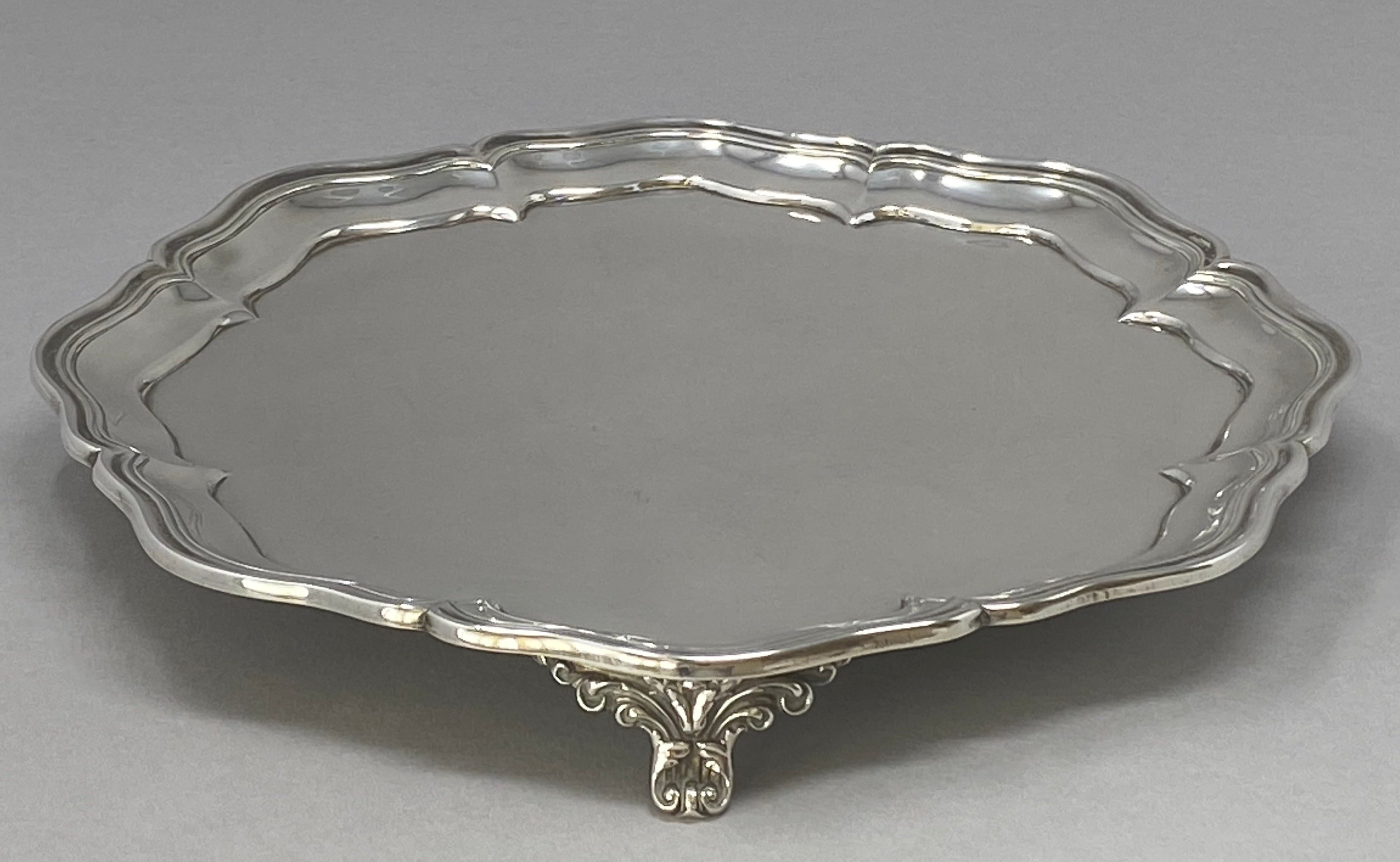 Antique William IV Silver Salver