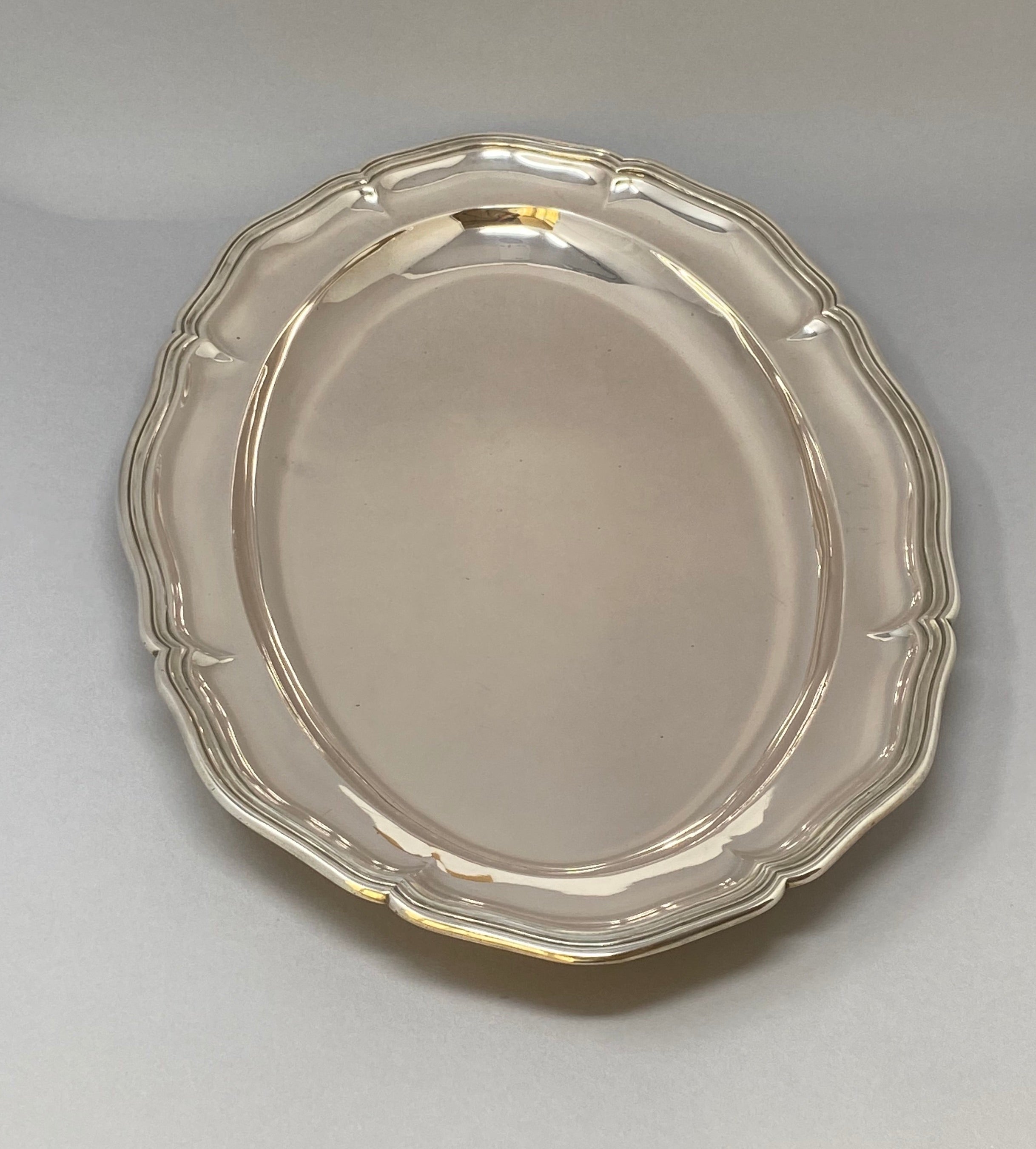 Antique Continental 800 standard Silver Platter