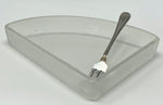 Load image into Gallery viewer, Silver Plated Four Section Dish with Forks
