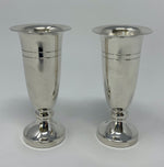 Load image into Gallery viewer, Pair of Silver Plated Vases
