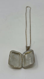 Load image into Gallery viewer, Silver Locket on Curb Chain
