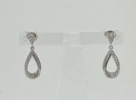 Load image into Gallery viewer, Silver and Cubic Zirconia Earrings
