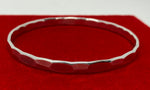 Load image into Gallery viewer, Hand Made Silver Bangle
