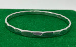 Load image into Gallery viewer, Hand Made Silver Bangle
